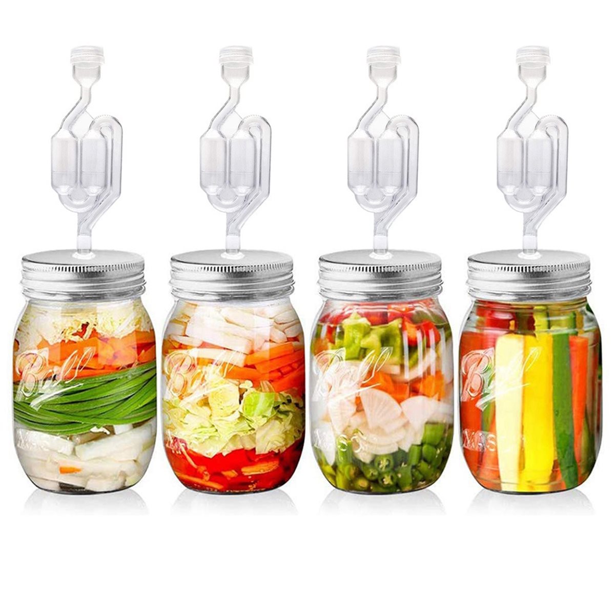 Wine Beer And More - Kit 4 Peças: Tampa de Fermentação
