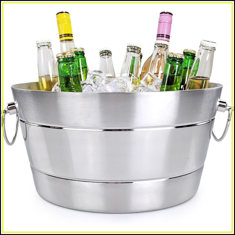 Balde de Gelo de Aço Inoxidáve - Wine Beer Images avaliação e preço