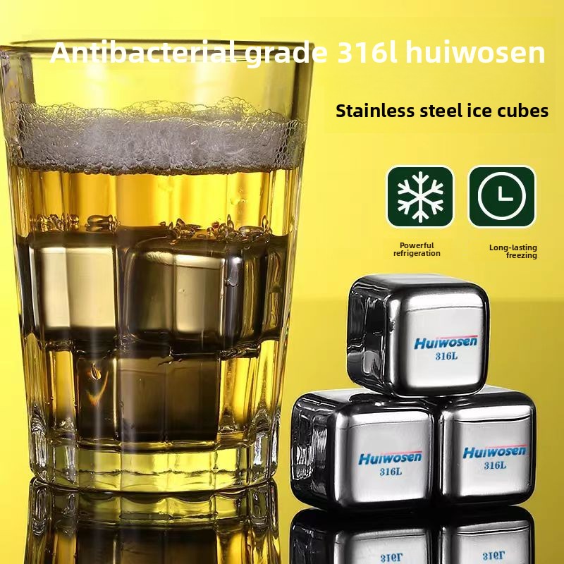 316 cubos de gelo de aço inoxi - Wine Beer Cooler avaliação e preço